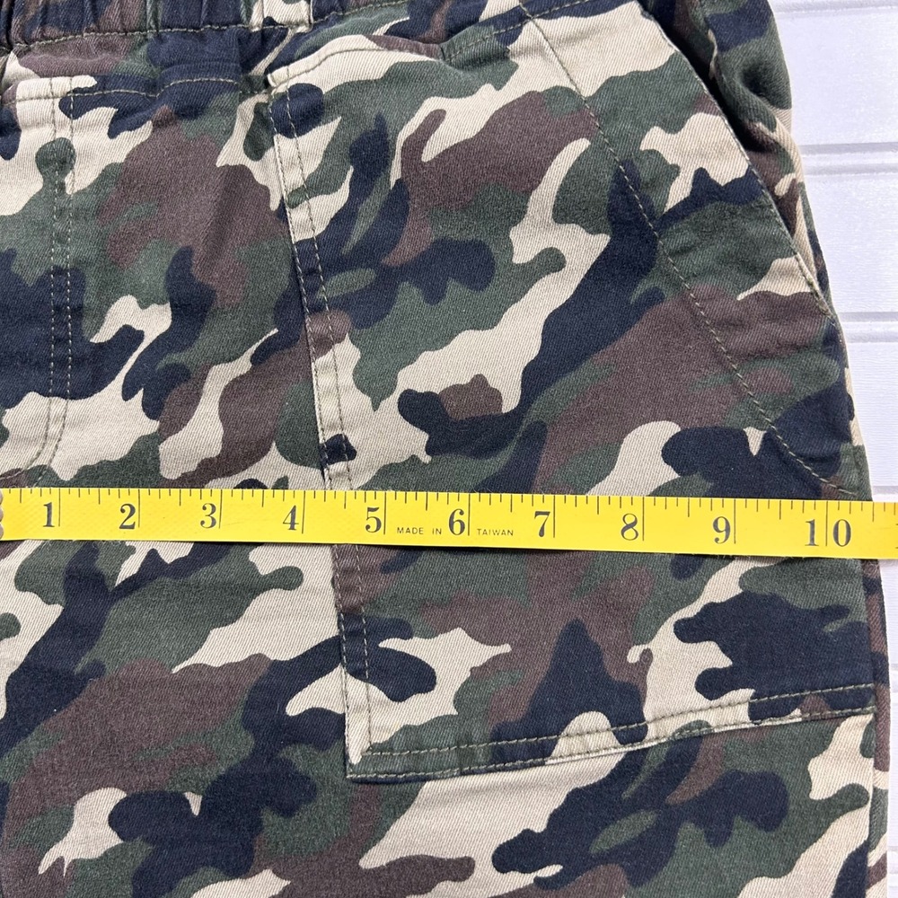 KUT from the Kloth Camo Utility Jogger Pants Womens L Green Woodland Drawstring - Picture 8 of 16